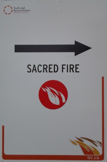 aprilyamasaki.com // Truth and Reconciliation Commission Sacred Fire Sign