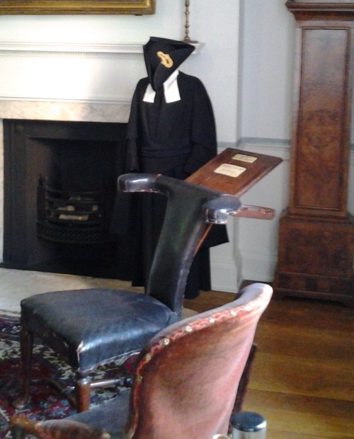 John Wesley's Straddle Desk