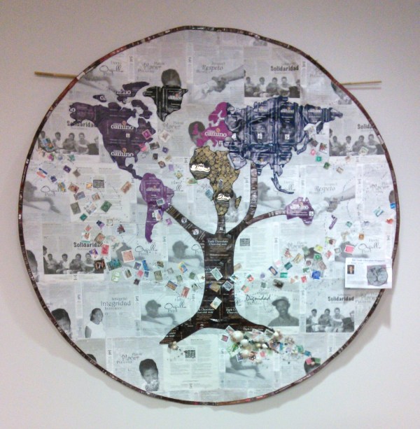 Chocolate Wrapper Wall Hanging