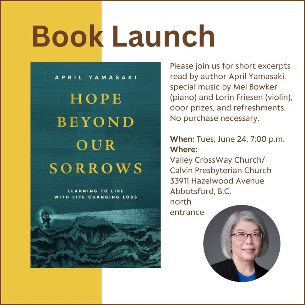 Hope Beyond Our Sorrows Abbotsford Book&nbsp;Launch